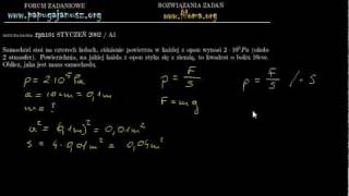 fph101  Samochód STYCZEŃ 2002  A1  zadanie z fizyki  filomaorg [upl. by Aubine]