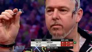 PDC World Darts Championship 2014  FINAL  van Gerwen VS Wright [upl. by Ynaiffit]