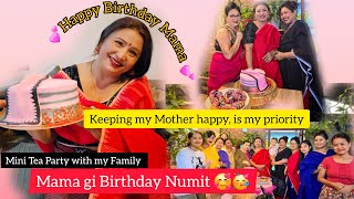 HAPPY BIRTHDAY MAMA MINI TEA PARTY AMA MAMA MAYAM GA COUSINS SINGA PUNNA \ THANKS NUNGSHI KHUDOL [upl. by Nevi]