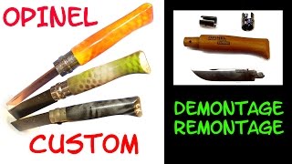 OPINEL CUSTOM démontage  remontage [upl. by Eiramana]