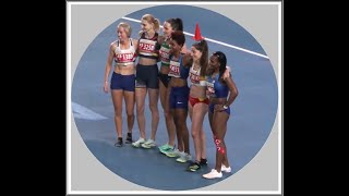 2023W45 400m Final   World Master Indoor Athletics Championships  Toruń  Poland [upl. by Nayk]