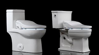 How to Install a Bidet Toilet Seat on a Skirted Toilet  BidetKingcom [upl. by Concordia784]