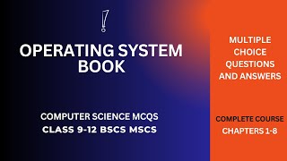 Operating System Book PDF  Class 912 BCS MCS Operating System Book  Download Textbook MCQ Quiz [upl. by Deer]