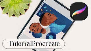 TUTORIAL basico de PROCREATE Principiantes [upl. by Enellij]