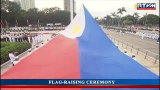 Philippines National Anthem  2022 Rizal Day Flag Raising Ceremony [upl. by Einaej]