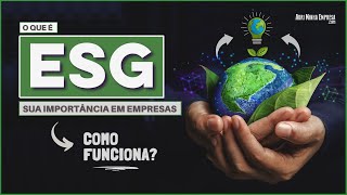 O QUE É ESG NAS EMPRESAS Como Funciona Resumido [upl. by Skeie]