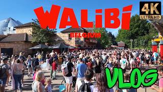 Freizeitpark in den Sommerferien  Walibi Belgien  VLOG 4k [upl. by Elleirb]