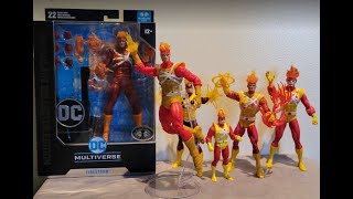 McFarlane Toys DC Multiverse Firestorm regular amp Platinum Chase comparisons to DCUC amp DC Direct [upl. by Berg]