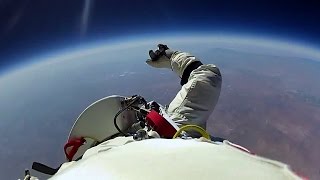 Jumping From Space  Red Bull Space Dive  BBC [upl. by Sasnett]