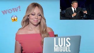 MARIAH CAREY reacciona a LUIS MIGUEL 2022 [upl. by Ssac]