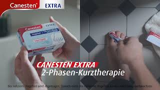 Anwendungsvideo der Canesten® EXTRA 2PhasenKurztherapie [upl. by Nairb]