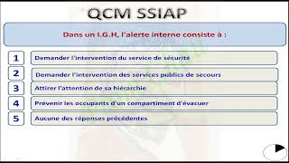 QCM SSIAP 1 Part 6 [upl. by Lednik]