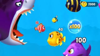 Fishdom Ads Mini Games  New Update All Levels  Eat Fish Trailer [upl. by Derward]