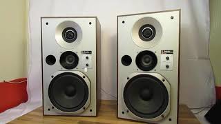 VINTAGE Technics Speakers SBX5 LINEAR PHASE SPEAKER SYSTEM 3 WAY BEAUTIFUL [upl. by Florry]