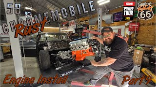 58 Rustmobile Engine Install  Part 9 [upl. by Berthold]