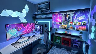 Gaming Setup  Room Tour  2023  Ultimate Small Room Setup [upl. by Pollitt]