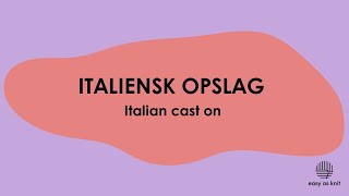 Italiensk opslag [upl. by Blithe]