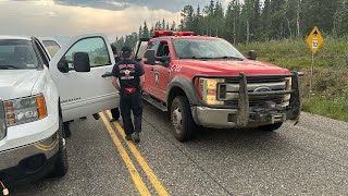 Driving through a Forest Fire Zone [upl. by Worrad841]