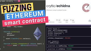 Fuzzing Ethereum Smart Contract using Echidna  Blockchain Security 1 [upl. by Nevai395]