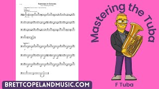 Exercises in Octaves  Mastering the Tuba F Tuba [upl. by Tasha]