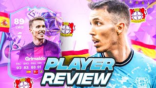 5⭐ WEAK FOOT 89 ULTIMATE BIRTHDAY GRIMALDO SBC PLAYER REVIEW  FC 24 Ultimate Team [upl. by Nehepts140]