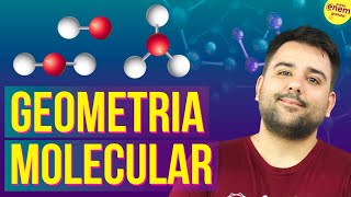 GEOMETRIA MOLECULAR  Resumo de Química para o Enem [upl. by Anohs730]