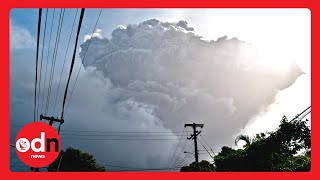 EXPLOSIVE Volcano Eruption On Caribbean Island Causes Evacuation [upl. by Daryle709]