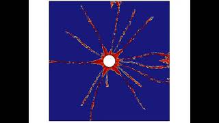 COMSOL hydraulic fracturing Fluid structure coupling damage thermal fluid structure coupling damage [upl. by Yonit457]