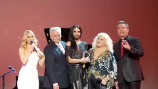 Conchita Wurst  Gala Wider die Gewalt 2015  Ronacher Wien Part 4 [upl. by Cacilia]