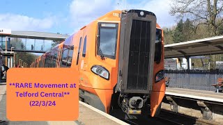 RARE Movement at Telford Central 196110 departs P2 for Birmingham [upl. by Amrita]