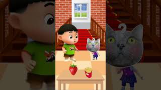 Lets eat healthy food and beverages shorts cartoon animation funny [upl. by Aihseya858]