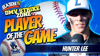 DMV Strike Zone Interviews Leonardtowns Hunter Lee [upl. by Eirek204]