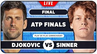 DJOKOVIC vs SINNER • ATP Finals 2023 Final • LIVE Tennis PlaybyPlay Stream [upl. by Asiralc]