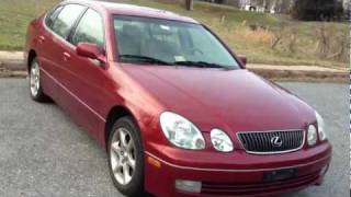 2001 Lexus GS430 Review Start Up amp Rev Walk Around Test Drive [upl. by Haneeja949]