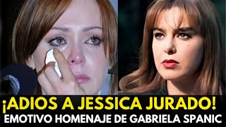 GABRIELA SPANIC Y ACTRICES DE TELENOVELAS SE DESPIDEN DE JESSICA EMOTIVA DESPEDIDA DE UNA LEYENDA [upl. by Attaymik]