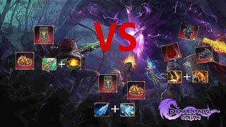 Mage vs Ranger vs Dk  Bosses who wins  Drakensang online [upl. by Otinauj]