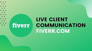 Fiverr Order Convert  Fiverr Live Client Communication [upl. by Wicks]