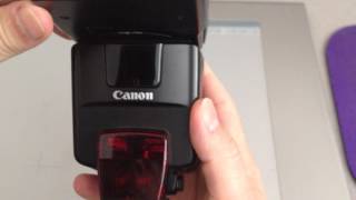 Selling Canon 550EX Speedlite 1 [upl. by Iago]