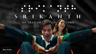 SRIKANTH Movie Trailer BGM  Rajkumar Rao Jyotika srikanth [upl. by Arraes]