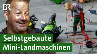 Aus der MiniLandmaschinenManufaktur Anhänger für den Tretbulldog  Tüftler  Unser Land  BR [upl. by Thisbee432]