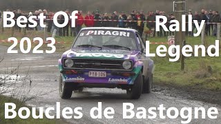 Best Of  Rally Legend Boucles de Bastogne 2023  Day 1 Mistakes Drift Action Pure Sound [upl. by Elburt756]