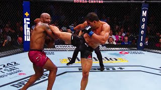 Paulo Costa vs Yoel Romero Slowmotion MMA [upl. by Eadith]