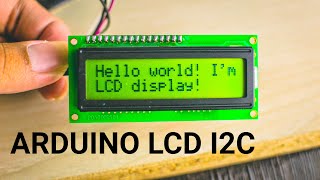 Arduino LCD I2C  Tutorial with Arduino Uno [upl. by Annadiane]