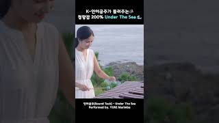 듣는 순간 동심의 세계로 풍덩🌊 마림바 요정 Yuni Marimba가 연주하는 ‘Under The Sea’ [upl. by Ahsaeyt]