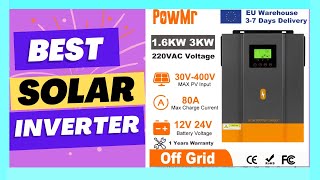 PowMr 1600W 3000W Hybrid Solar Inverter 12V 24V [upl. by Ymor]