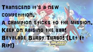 Beyblade Burst Turbo theme song with lyrics [upl. by Goddart]