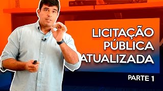 Direito Administrativo Lei 8666 Resumo  Parte 1 [upl. by Nytsud510]