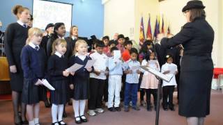 The Salvation Army sunderland millfield Corps singing company and UK Tamil Salvationist kids [upl. by Regdirb]