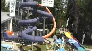 Live webcam in Turčianske Teplice Spa amp Aquapark from Slovakia [upl. by Nace369]