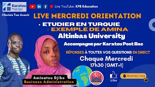 Etudier en Turquie  Témoignage de Amina Djibo  Live [upl. by Fihsak]